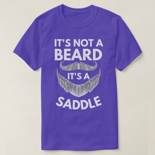 Itx27s geen Beard Itx27s een zadelwierpoot liefde T-shirt (Design voorkant)