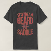 Itx27s geen Beard Itx27s een zadelwierpoot liefde T-shirt (Design voorkant)