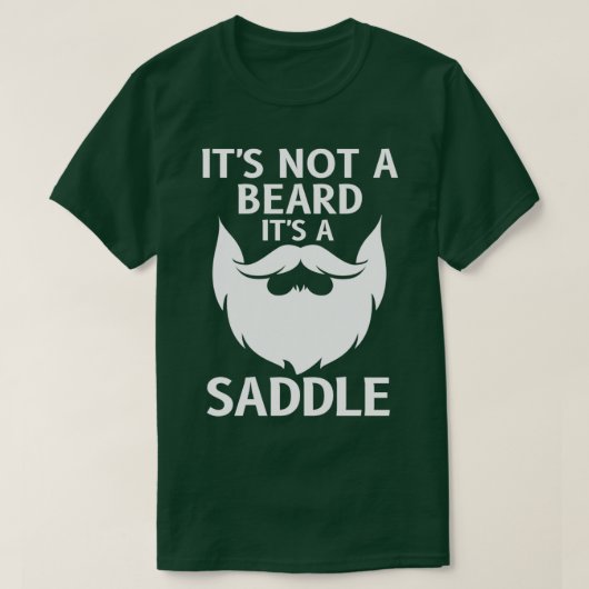 Itx27s geen Beard Itx27s een zadelwierpoot liefde T-shirt (Design voorkant)