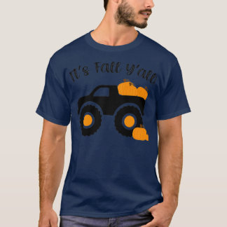 Itx27s Herfst Yx27all Monster Truck met pompoenen T-shirt