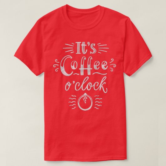 Itx27s Koffie-klok T-shirt (Design voorkant)