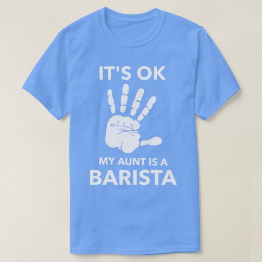 ITx27S OK MIJN BEDRAG IS EEN BARISTA T-shirt (Design voorkant)