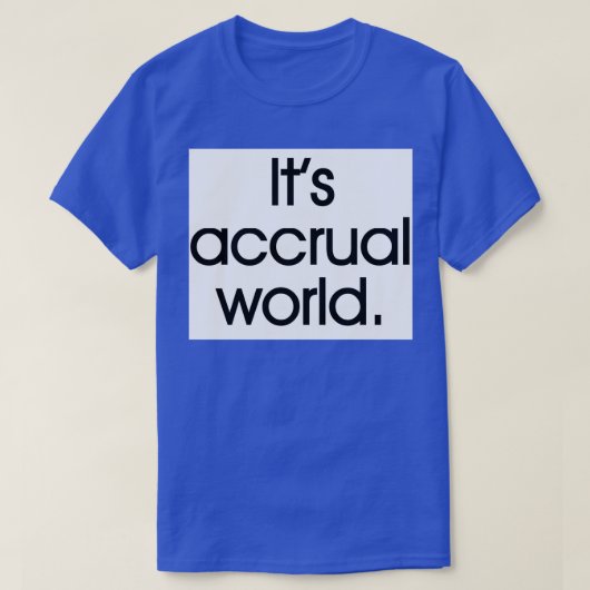 Itx27s transactiewereld 19 t-shirt (Design voorkant)