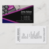 iType - Word Processing Expert Freelancer Visitekaartje (Voorkant / Achterkant)