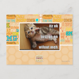 Itz ok, ga gewoon verder zonder fout mannen briefkaart