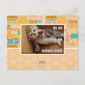 Itz ok, ga gewoon verder zonder fout mannen briefkaart (Voorkant)