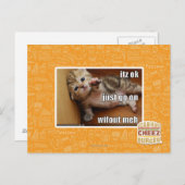 Itz ok, ga gewoon verder zonder fout mannen briefkaart (Voorkant / Achterkant)