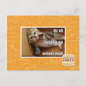 Itz ok, ga gewoon verder zonder fout mannen briefkaart (Voorkant)