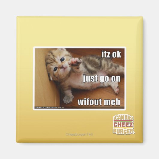 Itz ok, ga gewoon verder zonder fout mannen magneet (Voorkant)