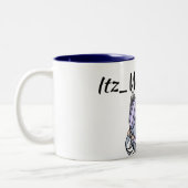 Itz_WolfSong Tweekleurige Koffiemok (Links)