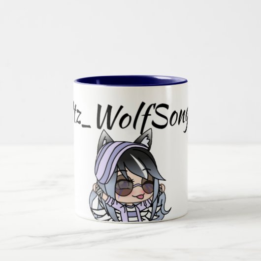 Itz_WolfSong Tweekleurige Koffiemok (Center)