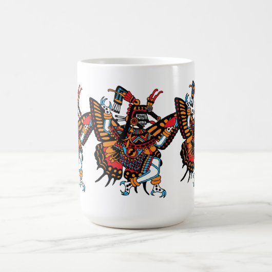 Itzpapalotl - Obsidian Butterfly godin van sterren Magische Mok (Midden)