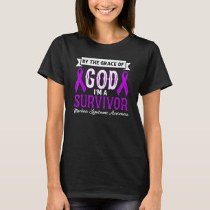 Iu2019m A Survivor Moebius Syndrome Paars Ribbon T-shirt