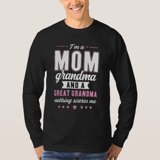 Iu2019m een oma van mama en een geweldig niets om  t-shirt (Voorkant)