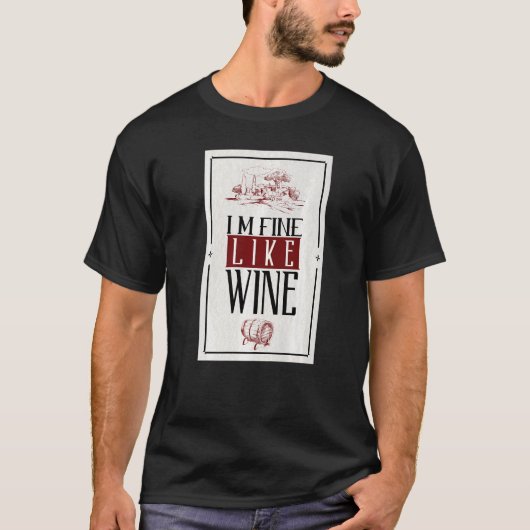 IU2019m Fijn als Wijn Premium T-shirt (Voorkant)