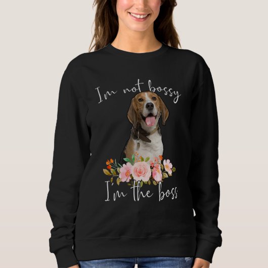 IU2019M Niet Bossy IU2019M De Boss Beagle Trui (Voorkant)