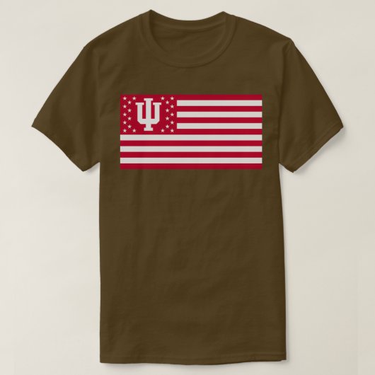 IU Amerikaanse vlag T-shirt (Design voorkant)