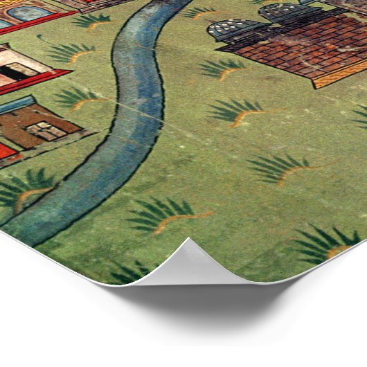 IUK T.5964 Uitzicht Eskisehir Poster (Hoek)