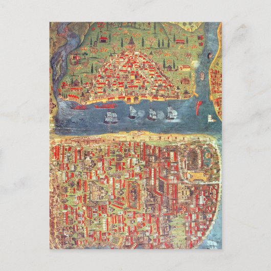 IUK T.5964 Uitzicht Istanbul Briefkaart (Voorkant)