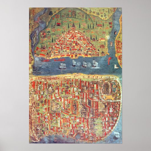 IUK T.5964 Uitzicht Istanbul Poster (Voorkant)