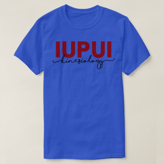 iupui kinesiology major 1 t-shirt (Design voorkant)