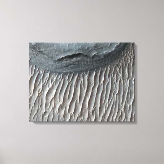 Ius Chasma, een grote canyon op Mars Canvas Afdruk (Voorkant)