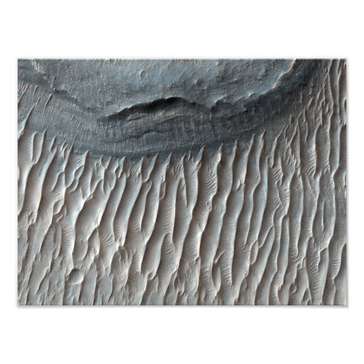 Ius Chasma, een grote canyon op Mars Foto Afdruk (Voorkant)