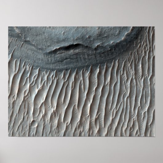 Ius Chasma, een grote canyon op Mars Poster (Voorkant)