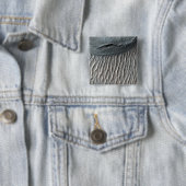 Ius Chasma, een grote canyon op Mars Vierkante Button 5,1 Cm (In situ)