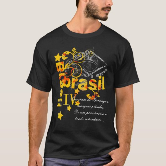 IV BRASIL - donker T-shirt (Voorkant)