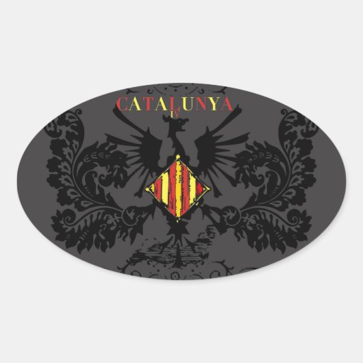 IV CATALUNYA OVALE STICKER (Voorkant)