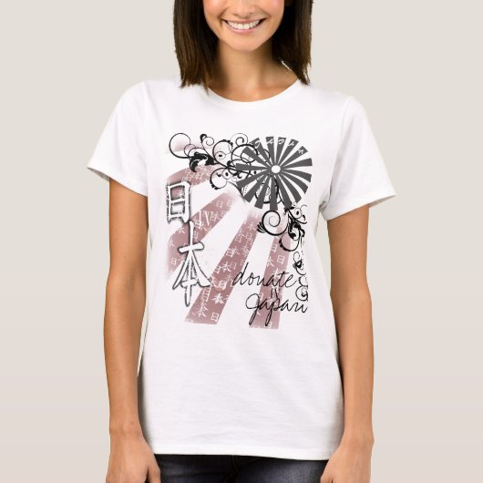 IV De tsunami van Japan voor vrouwen T-shirt (Voorkant)