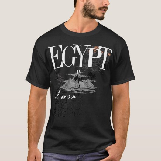 IV ~Egypt blck T-shirt (Voorkant)