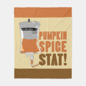 IV Pumpkin Spice Stat Fleece Deken (Voorkant)