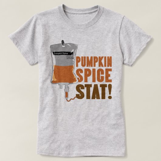 IV Pumpkin Spice Stat T-shirt (Design voorkant)