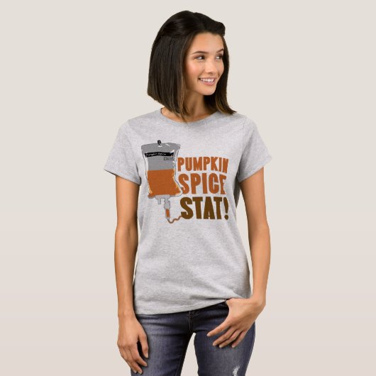 IV Pumpkin Spice Stat T-shirt (Voorkant volledig)