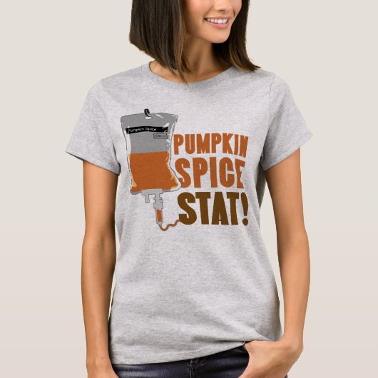 IV Pumpkin Spice Stat T-shirt (Voorkant)