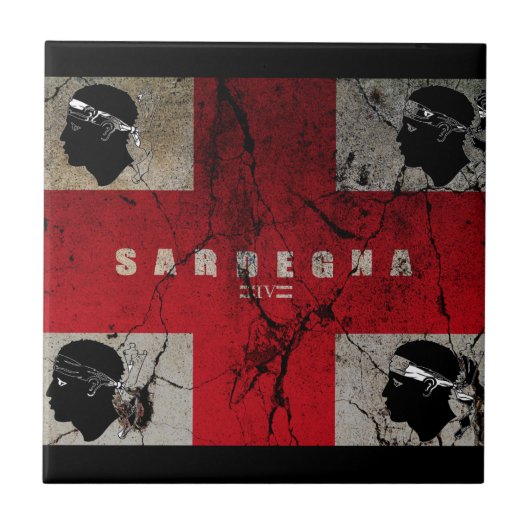 IV - SARDEGNA-test Tegeltje (Voorkant)