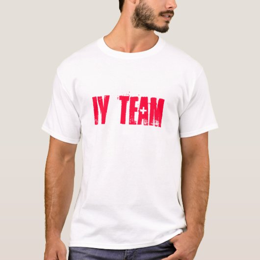 IV TEAM - voeg jouw naam aan rug toe T-shirt (Voorkant)
