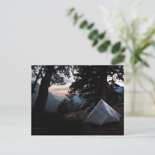 Iva Bell Hot Springs Sunset Ansel Adams Wilderness Briefkaart (Staand voorkant)