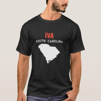 Iva South Carolina USA State America Travel T-shirt