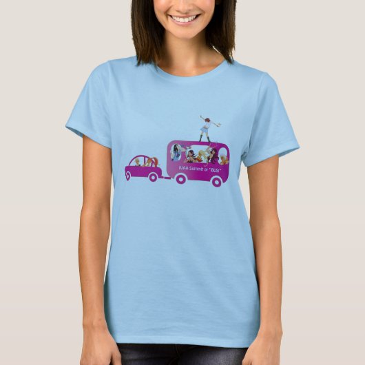IVAA-top over de bus T-shirt (Voorkant)