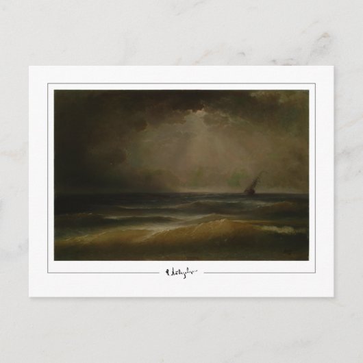Ivan Aivazovsky #552 - Fine Art Briefkaart (Voorkant)