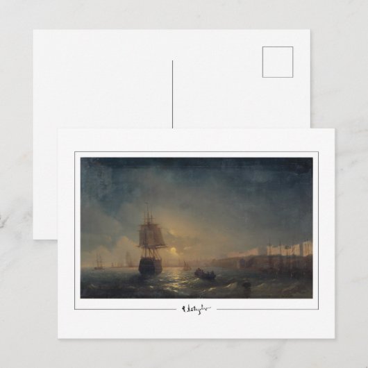 Ivan Aivazovsky #559 - Fine Art Briefkaart (Voorkant / Achterkant)
