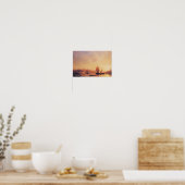 Ivan Aivazovsky-Dusk over de Golden Horn Poster (Keuken)