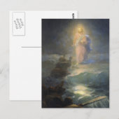 Ivan Aivazovsky - Jesus loopt op water Briefkaart (Voorkant / Achterkant)