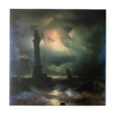 Ivan Aivazovsky- Neapolitan Lighthouse Tegeltje (Voorkant)