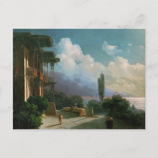 Ivan Aivazovsky- Night near Yalta Briefkaart (Voorkant)