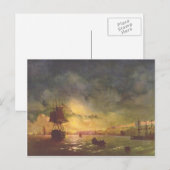 Ivan Aivazovsky- Odessa 's nachts Briefkaart (Voorkant / Achterkant)