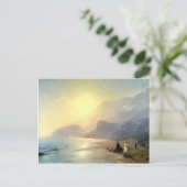 Ivan Aivazovsky- Pushkin en Countess Raevskaya Briefkaart (Staand voorkant)